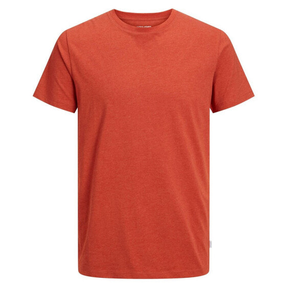 JACK & JONES Organic Melange Short Sleeve O Neck T-Shirt