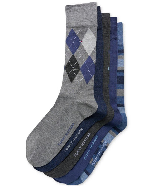 Носки Tommy Hilfiger Mens Crew Length Dress SocksPack of 5