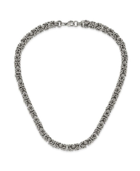 Chisel stainless Steel Polished 22 inch Fancy Link Necklace
