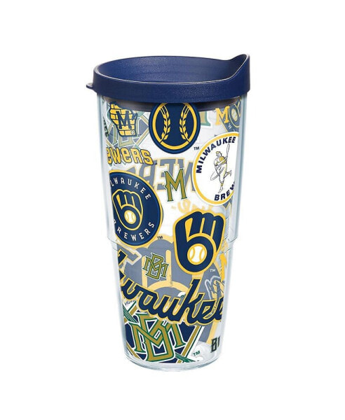 Milwaukee Brewers 24 Oz All Over Classic Tumbler
