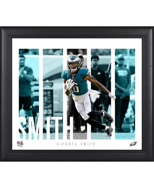 DeVonta Smith Philadelphia Eagles Framed 15'' x 17'' Player Panel Collage