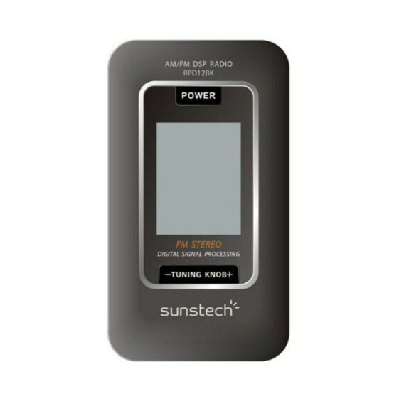 Радиотранзистор Sunstech RPD12 AM/FM LCD Чёрный