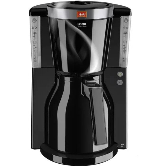 Кофемашина Melitta Sehen Sie IV Thermalauswahl 1011-12 черная/нержавеющая сталь