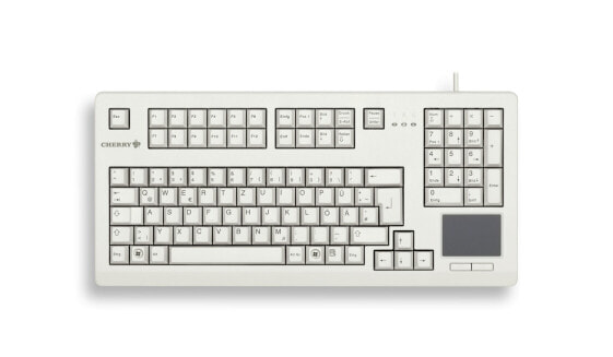 Cherry Advanced Performance Line TouchBoard G80-11900 - Keyboard - 1,000 dpi - 105 keys QWERTY - Gray