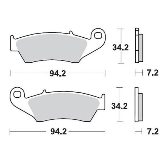 MOTO-MASTER Aprilia 093412 Sintered Brake Pads