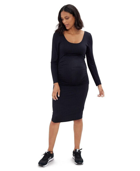 Maternity Everywear Long Sleeve Dress