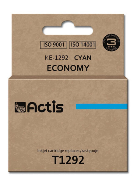 Actis KE-1292 ink for Epson printer; Epson T1292 replacement; Standard; 15 ml; cyan - Standard Yield - Dye-based ink - 15 ml - 1 pc(s) - Single pack