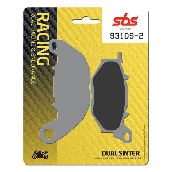 SBS Dual Dynamic Racing Concept 931DS-2 Sintered Brake Pads