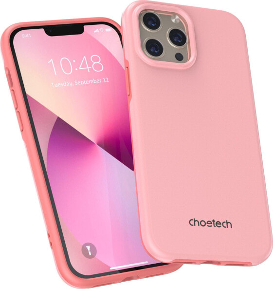 Choetech Choetech MFM Anti-drop case etui do iPhone 13 Pro Max różowy (PC0114-MFM-PK)