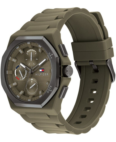 Часы Tommy Hilfiger Men's Green Silicone Watch