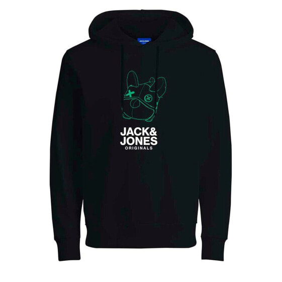 Толстовка с капюшоном мужская JORPAL SWEAT HOOD FST Jack & Jones 2310015 Чёрный