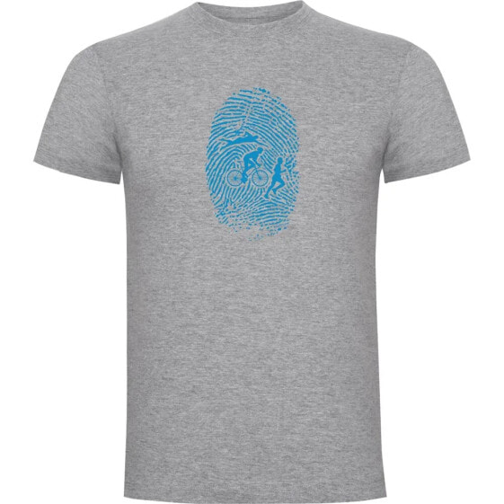 KRUSKIS Triathlon Fingerprint short sleeve T-shirt