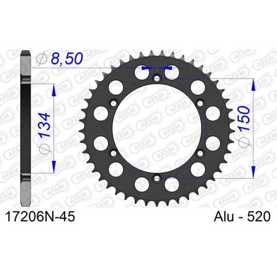 AFAM 17206N rear sprocket