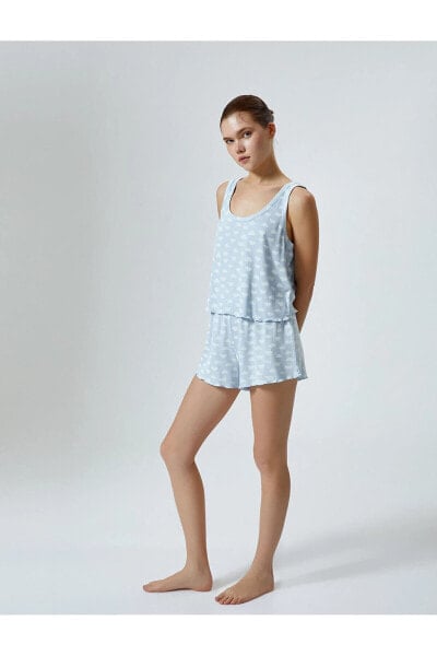 Пижама Koton Cloud Patterned Camisole Viscose