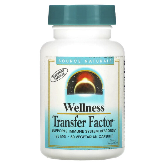 Wellness Transfer Factor, 125 mg, 60 Vegetarian Capsules