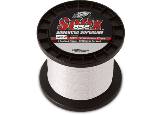 Sufix 832 Braid Fishing Line | Ghost | 15 lb | 3500 yd