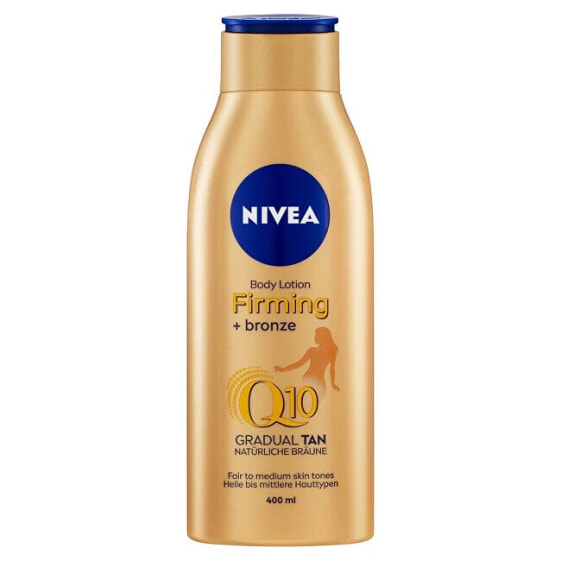 Лосьон для тела моделирующий и тонизирующий Nivea Q10 Укрепляющий + Бронзирующий 400 мл