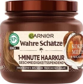 Haarkur 1-Minute Kokosmilch & Macadamia, 340 ml