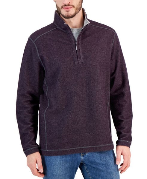 Men's Bayview Reversible Quarter-Zip Sweater