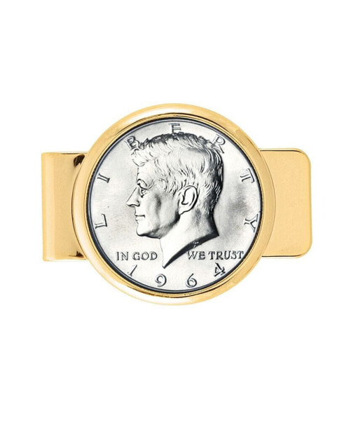 Кошелек American Coin Treasures мужской Монетный клип Сильвер JFK половина доллара 1964 первый год выпуска
