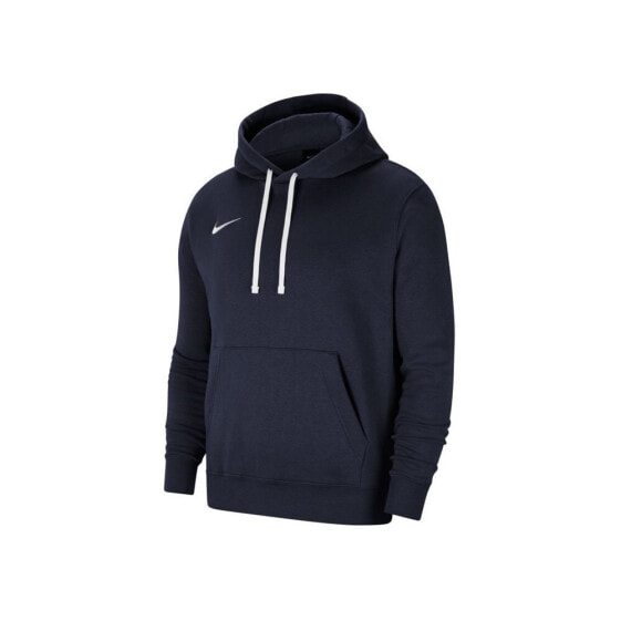 Мужское худи с капюшоном спортивное синее с логотипом Nike Park 20 Fleece