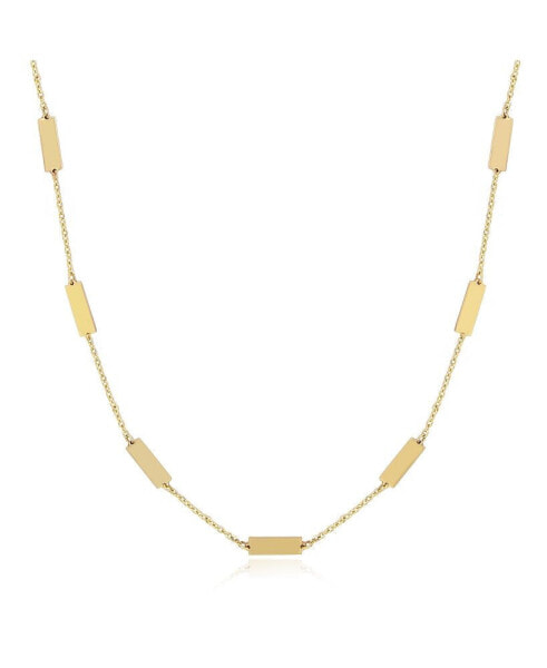 The Lovery gold Bar Chain Necklace