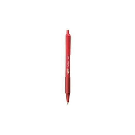 BIC 837399 - Clip - Clip-on retractable ballpoint pen - Red - 12 pc(s)