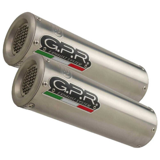 GPR EXCLUSIVE M3 Natural Titanium 748/S/SP/SPS/R/RS 95-02 homologated slip on muffler with link pipe