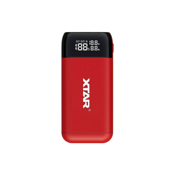 Зарядное устройство XTAR PB2S красный