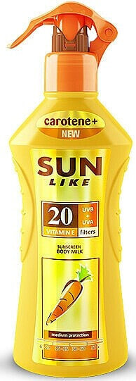 Sonnenschutzmilch-Spray für den Körper mit Vitamin E SPF 20