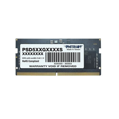 PATRIOT Memory Signature PSD516G560081S - 16 GB - 1 x 16 GB - DDR5 - 5600 MHz - 262-pin SO-DIMM