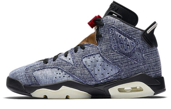 Кроссовки Jordan Air Jordan 6 Washed Denim GS CV5489-401