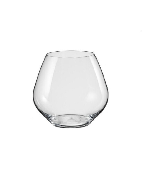 Amoroso Stemless Wine Glass 14.75 Oz Set of 2
