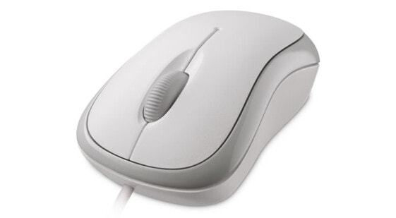 Microsoft Basic Optical Mouse - Mouse - 800 dpi Optical - 3 keys - White