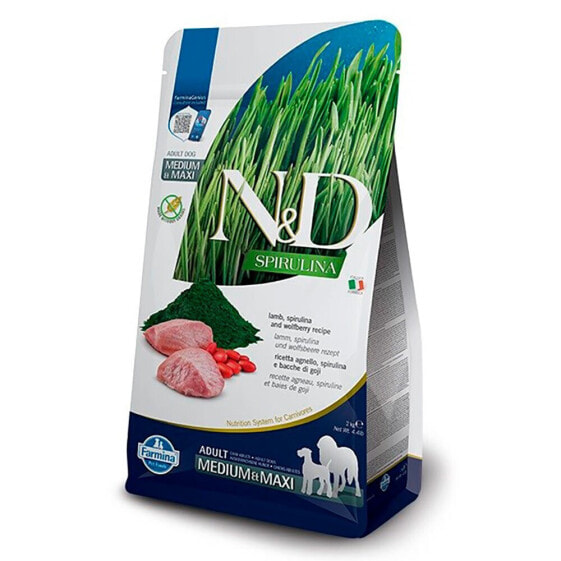 FARMINA N&D Spirulina Lamb Adult Med/Maxi 7kg Dog Food