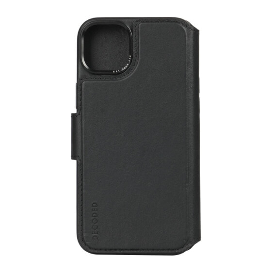 Чехол для смартфона Decoded Leder Wallet mit MagSafe für iPhone 15" Черный iPhone 15