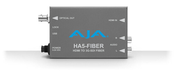 HA5-Fiber Active Video Converter Grey HDMI