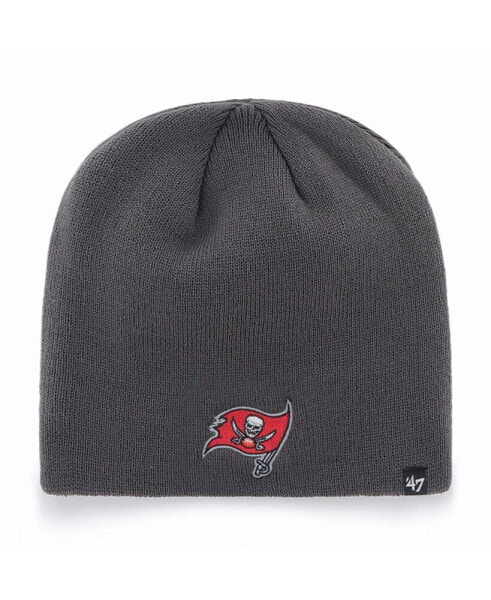 Men's Graphite Tampa Bay Buccaneers Primary Logo Knit Beanie