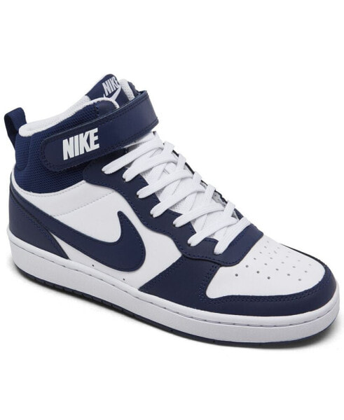 Big Kids Court Borough Mid 2 Casual Sneakers from Finish Line