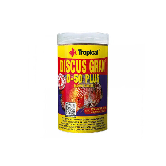 TROPICAL Discus Gran D-50 Plus 250ml fish food