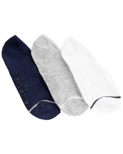 Toddler 3-Pack No-Show Socks 2T-4T