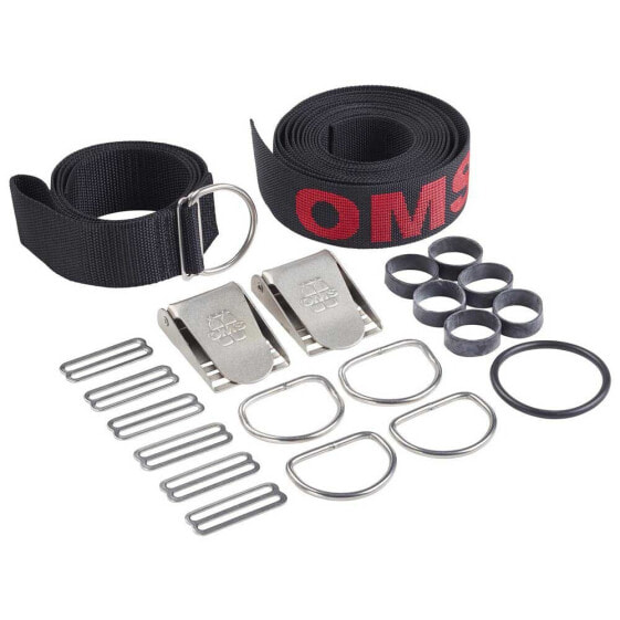OMS Webbing For DIR Harness With SS Hardware And Crotch-Strap Set