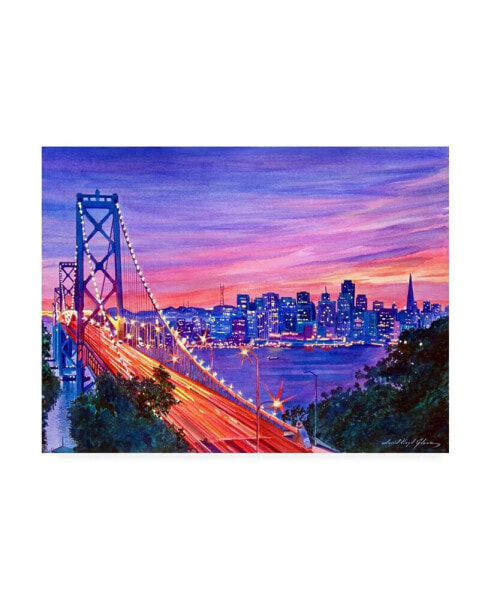 David Lloyd Glover San Francisco Nights Canvas Art - 20" x 25"