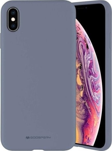 Mercury MERCURY SILICONE CASE IPHONE 15 PLUS (6.7), LAVENDER GRAY / LAWENDOWY