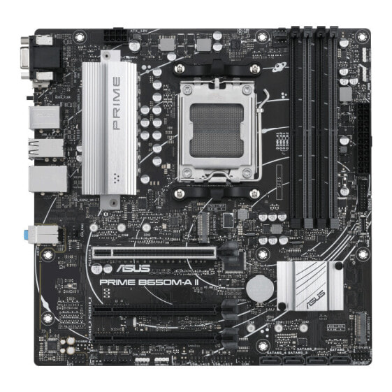 ASUS PRIME B650M-A II - AMD - Socket AM5 - AMD Ryzen™ 7 - DDR5-SDRAM - 128 GB - DIMM