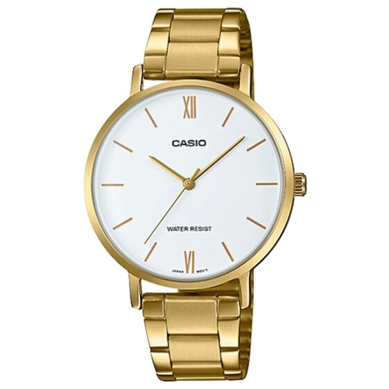 Часы наручные женские Casio COLLECTION Золотые (Ø 34 мм)