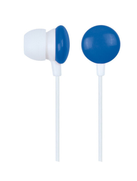Gembird MHP-EP-001-B - Headphones - In-ear - Music - Blue - White - 0.9 m - China