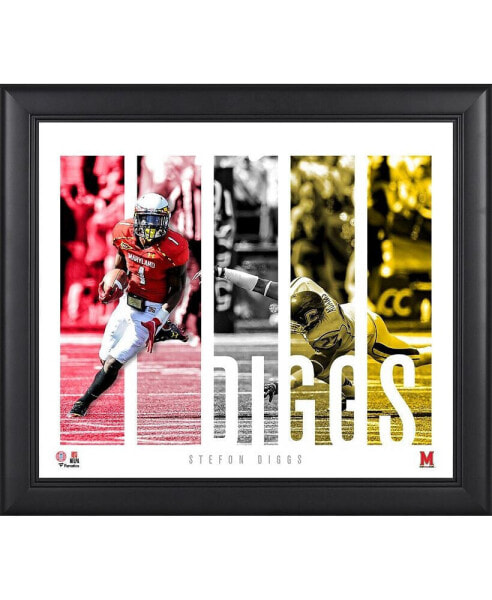 Stefon Diggs Maryland Terrapins Framed 15'' x 17'' Player Panel Collage