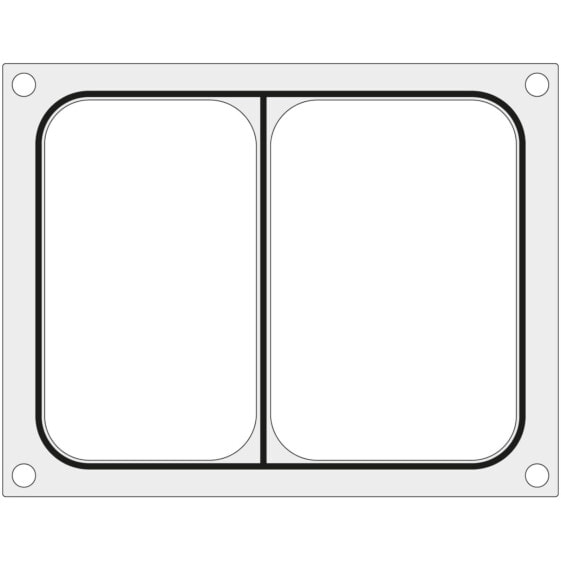 Matryca forma do zgrzewarek MCS na tackę dwudzielną 227x178 mm - Hendi 805466