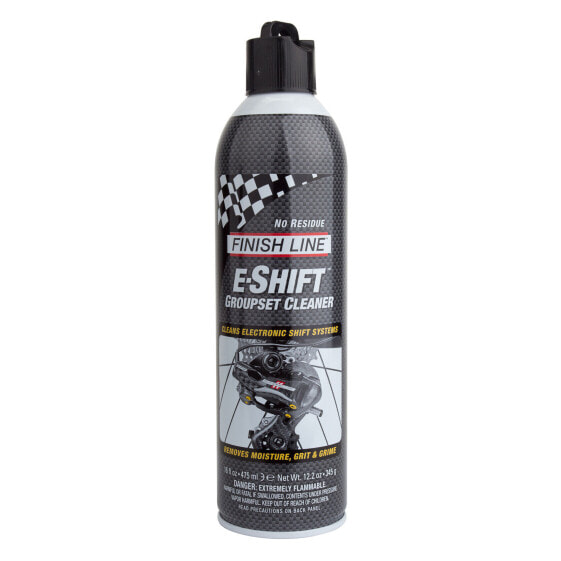 Чистящее средство для электронных группсетов Finish Line E-Shift Cleaner, аэрозоль 16 унций.